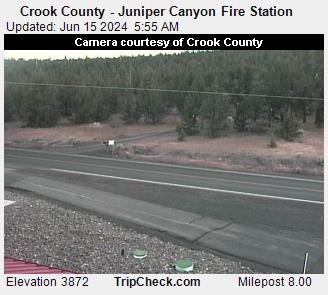 Traffic Cam Crook County - Juniper Canyon Fire Station